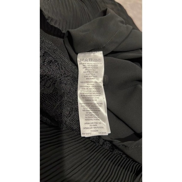 Black Lace Trimmed Dress - Picture 11 of 13